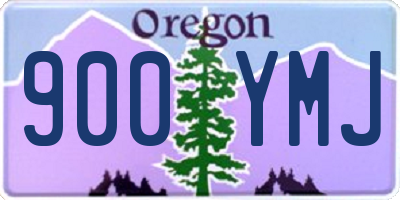 OR license plate 900YMJ