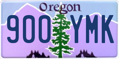 OR license plate 900YMK