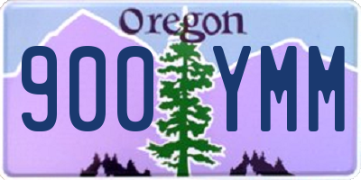 OR license plate 900YMM