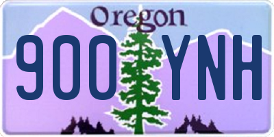 OR license plate 900YNH