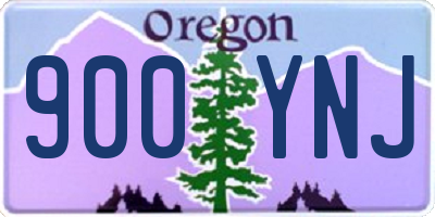 OR license plate 900YNJ