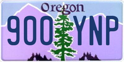 OR license plate 900YNP