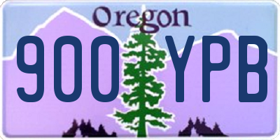 OR license plate 900YPB