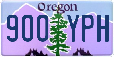 OR license plate 900YPH