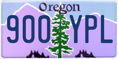 OR license plate 900YPL