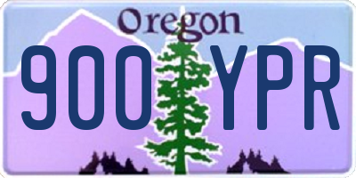OR license plate 900YPR