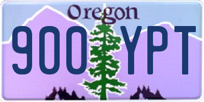 OR license plate 900YPT