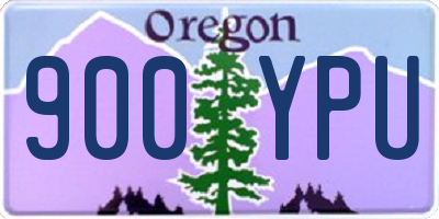 OR license plate 900YPU