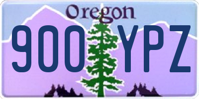 OR license plate 900YPZ