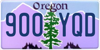 OR license plate 900YQD