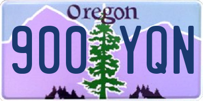 OR license plate 900YQN