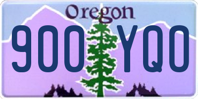 OR license plate 900YQO