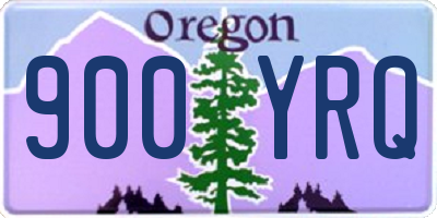 OR license plate 900YRQ