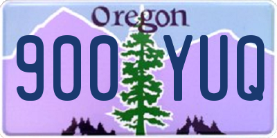 OR license plate 900YUQ