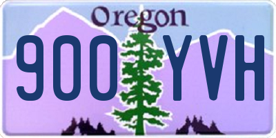 OR license plate 900YVH