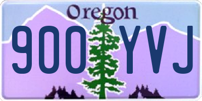 OR license plate 900YVJ