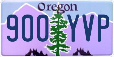 OR license plate 900YVP
