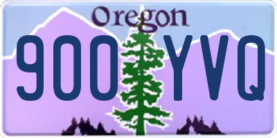 OR license plate 900YVQ