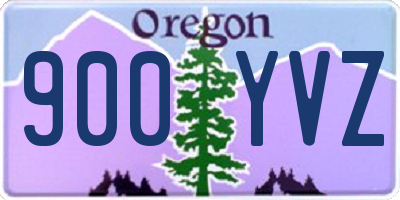 OR license plate 900YVZ
