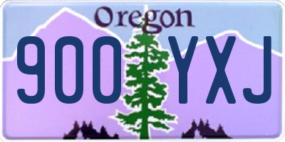 OR license plate 900YXJ