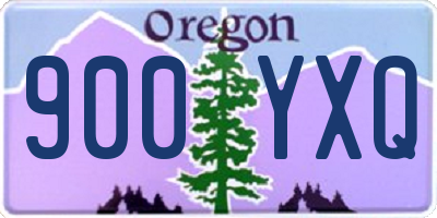 OR license plate 900YXQ