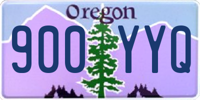 OR license plate 900YYQ