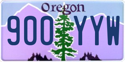 OR license plate 900YYW