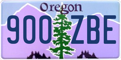 OR license plate 900ZBE