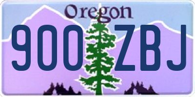 OR license plate 900ZBJ