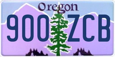 OR license plate 900ZCB