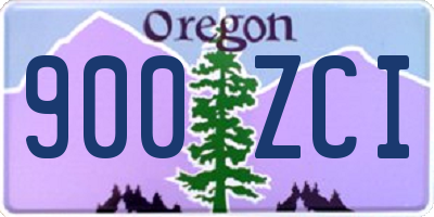 OR license plate 900ZCI