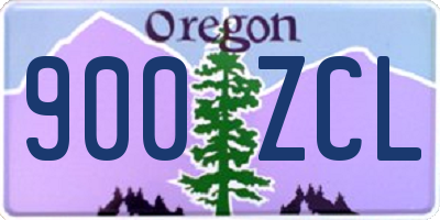 OR license plate 900ZCL