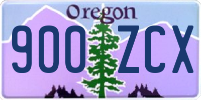OR license plate 900ZCX