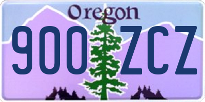OR license plate 900ZCZ