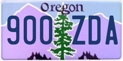 OR license plate 900ZDA
