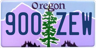 OR license plate 900ZEW