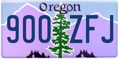 OR license plate 900ZFJ