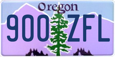 OR license plate 900ZFL