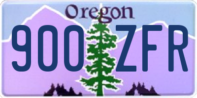 OR license plate 900ZFR