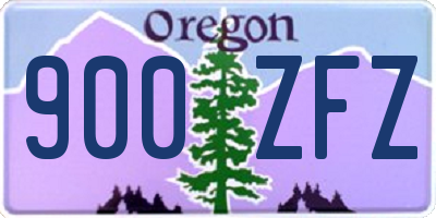 OR license plate 900ZFZ
