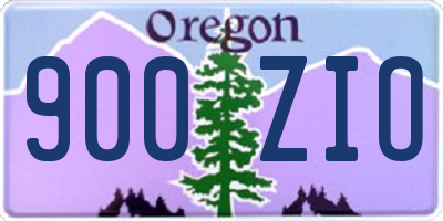 OR license plate 900ZIO