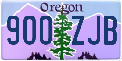 OR license plate 900ZJB