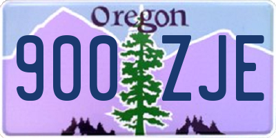 OR license plate 900ZJE