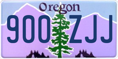 OR license plate 900ZJJ