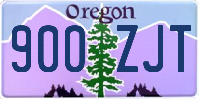 OR license plate 900ZJT