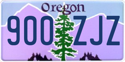 OR license plate 900ZJZ