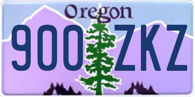 OR license plate 900ZKZ