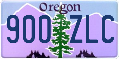 OR license plate 900ZLC