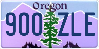 OR license plate 900ZLE