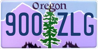 OR license plate 900ZLG